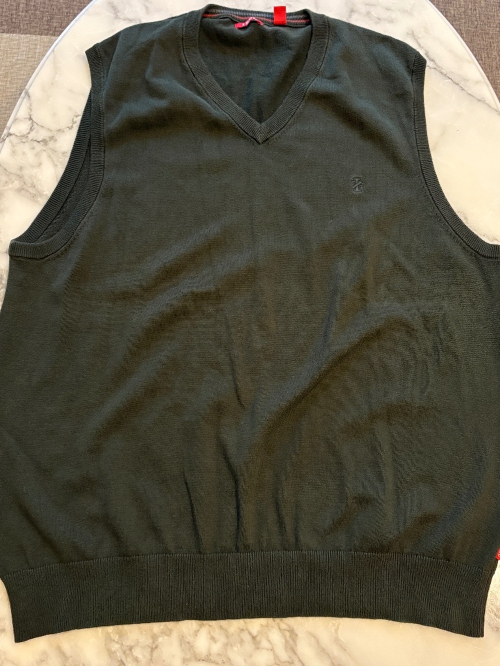 IZOD Hunter Green Pullover Sweater Vest
